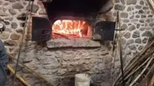 Repas au four banal à Lachaud